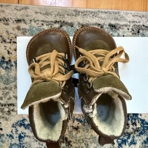 Angulus Brown Kids winter Boots with wool Lining US size 7
